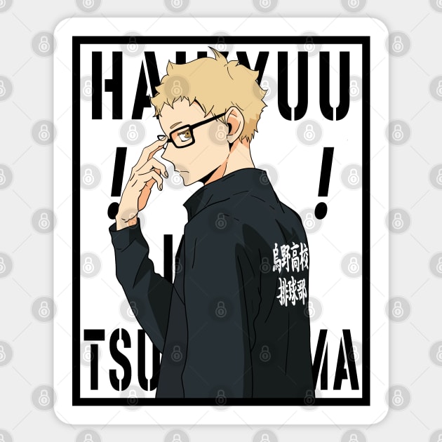 Haikyuu - Kei Tsukishima Sticker by InalZ